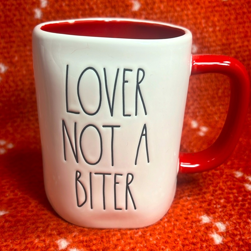 Rae Dunn looney tunes Tasmanian devil lover not a biter mug